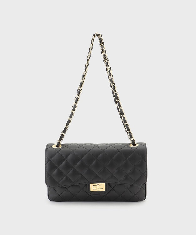 GRACE CONTINENTAL MaisonVincent チェーンバッグM ブラック