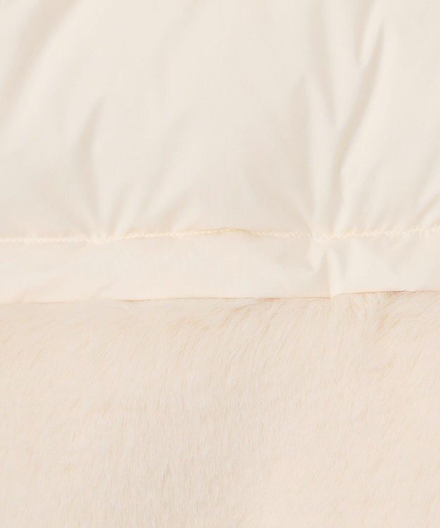 GRACE CONTINENTAL ヘムファーショートダウンジャケット キナリ