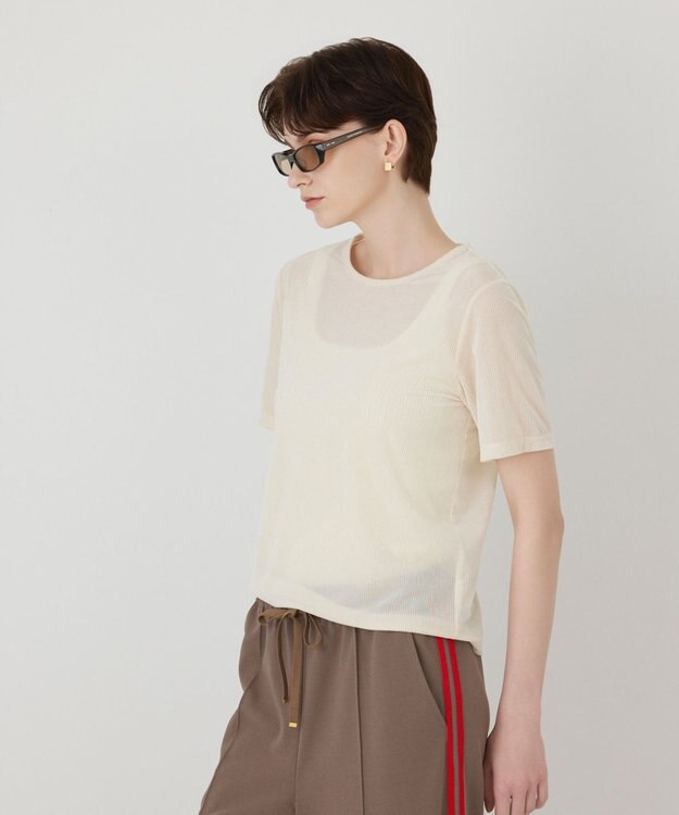 GRACE CONTINENTAL シアーベロアカットトップ キナリ