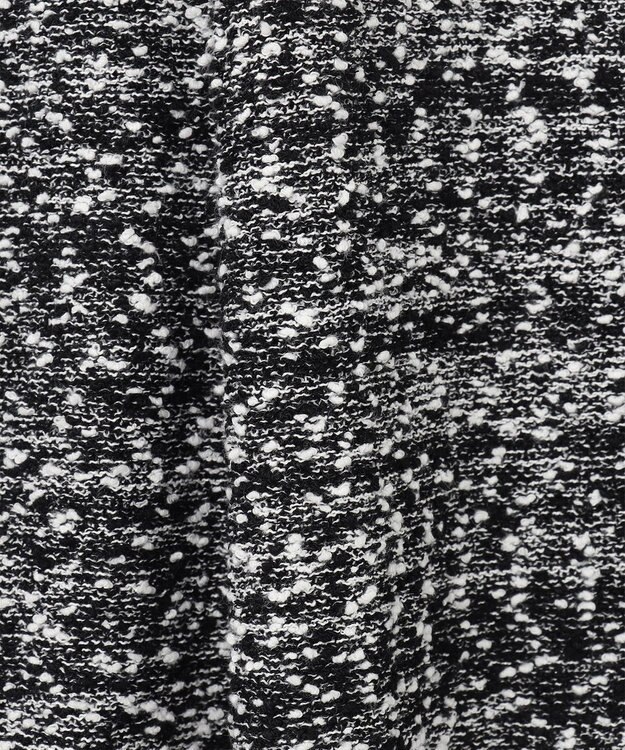 GRACE CONTINENTAL ネップツイードニットスカート ブラック