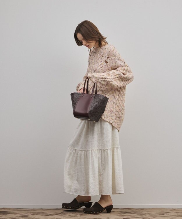 GRACE CONTINENTAL Cube Bag ダークブラウン