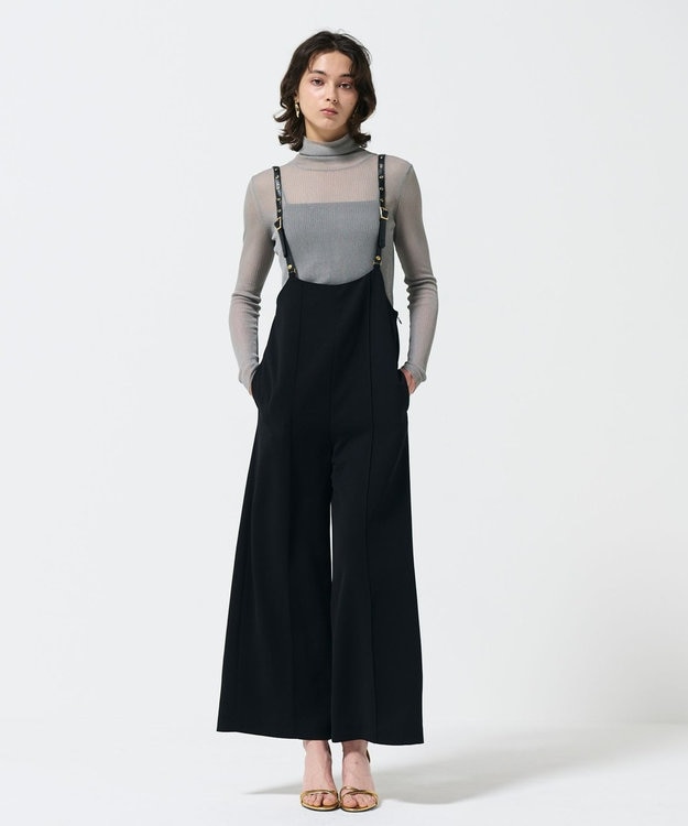 未使用級 グレースコンチネンタル　オーナメント ワイドサロペット　ゆったり ワイドサロペット / GRACE CONTINENTAL | GRACE CONTINENTAL