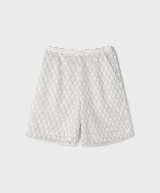 GRACE CONTINENTAL モチーフチュールパンツ ホワイト