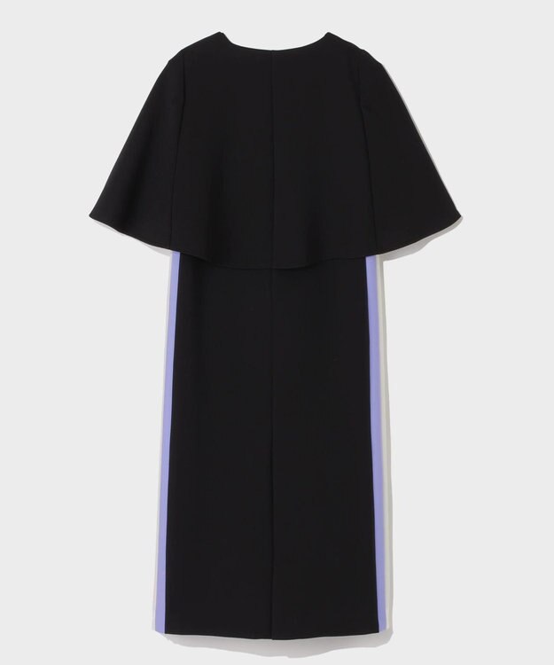 GRACE CONTINENTAL ケープレイヤードドレス ブラック