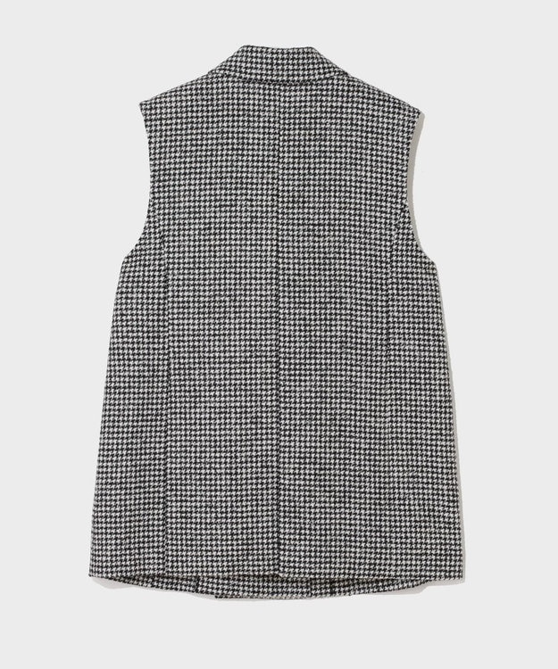 GRACE CONTINENTAL 千鳥ライトウールジレ ブラック