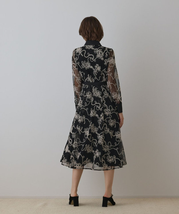 極美品◆グレースコンチネンタル 別注 ジュールトルニエ ツイードワンピース レースキャミロングワンピース / GRACE CONTINENTAL | GRACE