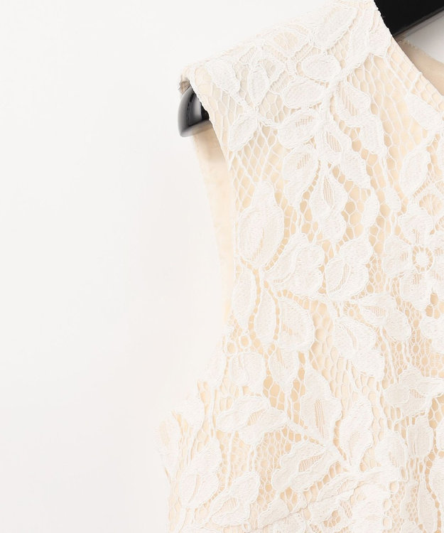 GRACE CONTINENTAL レースタイトドレス キナリ