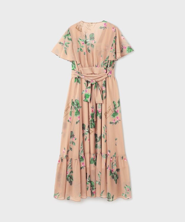 GRACE CONTINENTAL プリントセパレートワンピース ブラウン