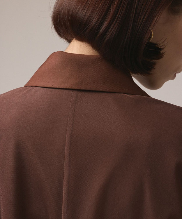 GRACE CONTINENTAL チュールオーバーベスト ブラウン