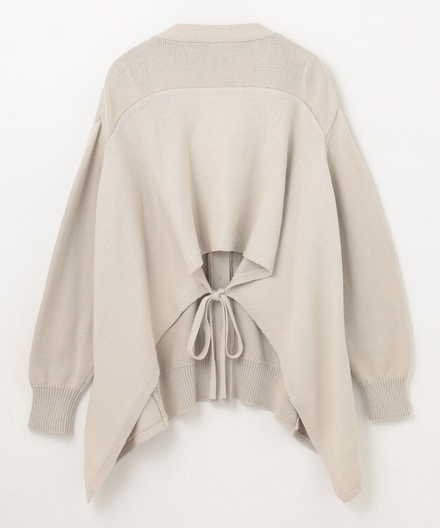 GRACE CONTINENTAL リリヤーンルーズカーディガン グレー