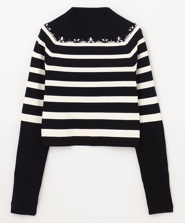 ビジューラインニットトップ / GRACE CONTINENTAL | GRACE