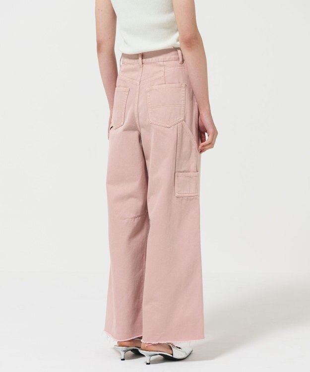 GRACE CONTINENTAL ペインターデニムパンツ ピンク