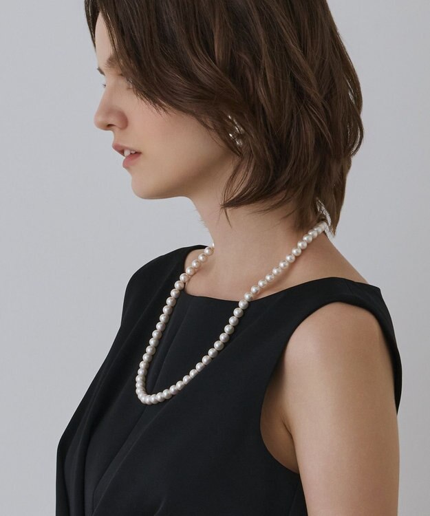 GRACE CONTINENTAL サテンクロスドレープワンピース ブラック