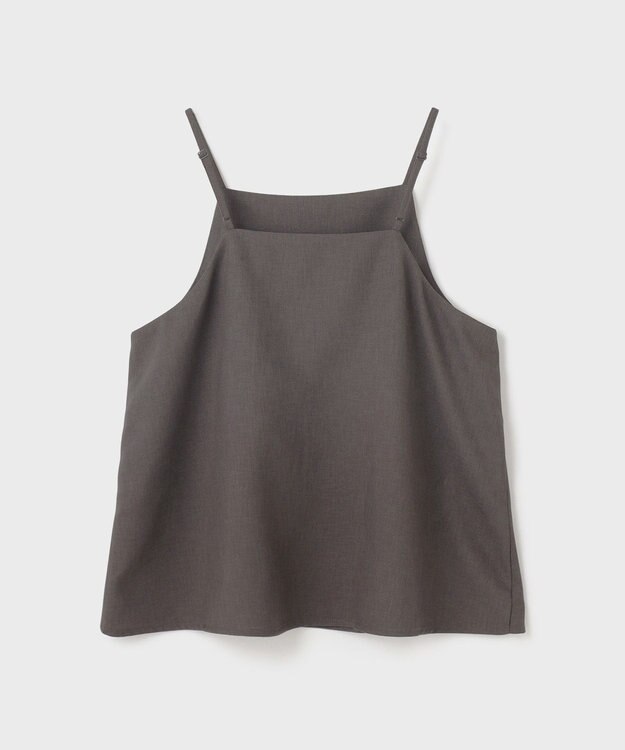 GRACE CONTINENTAL キャミ付レイヤードパンツ チャコール