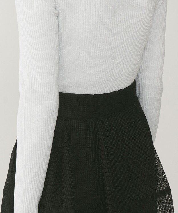 GRACE CONTINENTAL ダンボールメッシュスカート ブラック