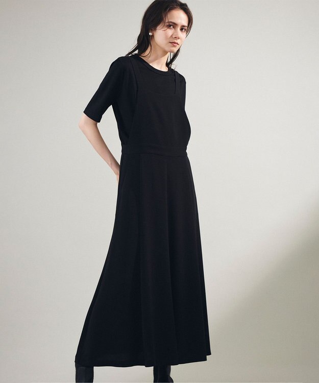 GRACE CONTINENTAL ドレッシージャンパースカート2 ブラック