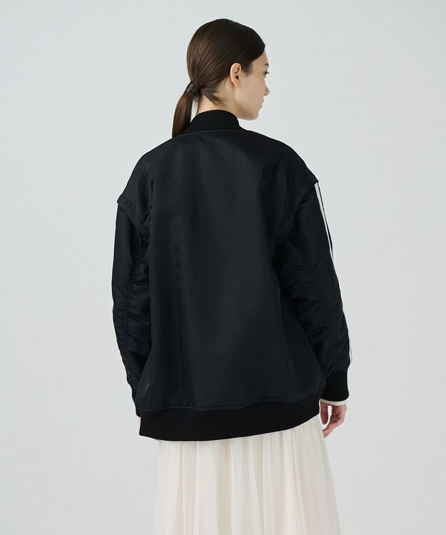 GRACE CONTINENTAL ミリタリー2wayジャケット ブラック