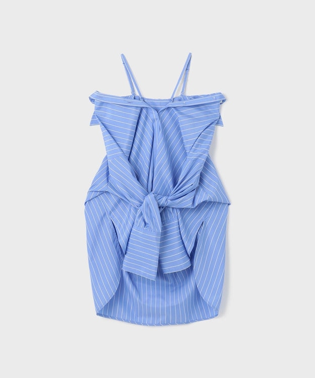 GRACE CONTINENTAL 2WAYシャツブラウス ストライプ