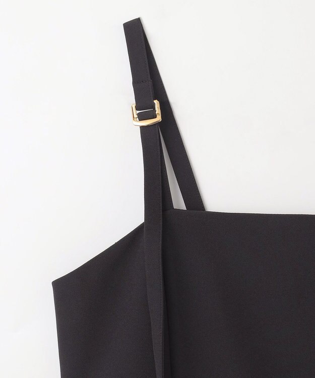 GRACE CONTINENTAL メッシュコンビキャミワンピース ブラック
