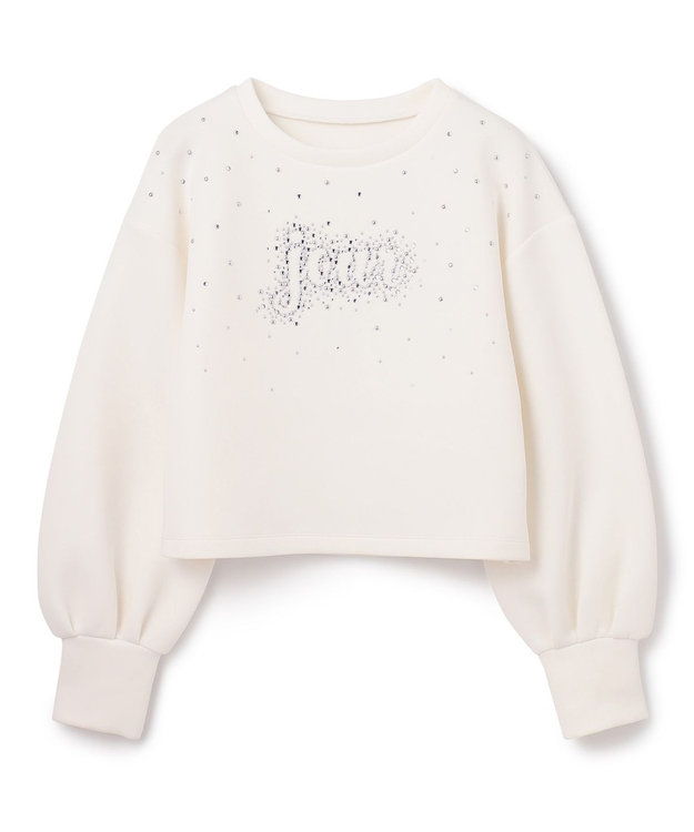 GRACE CONTINENTAL ロゴカットトップ ホワイト