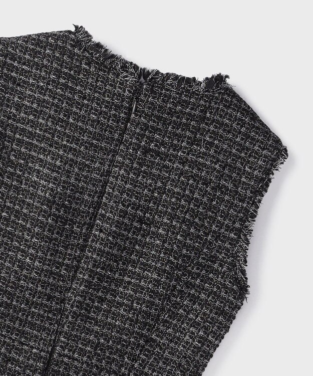 GRACE CONTINENTAL ツイードタイトワンピース ブラック