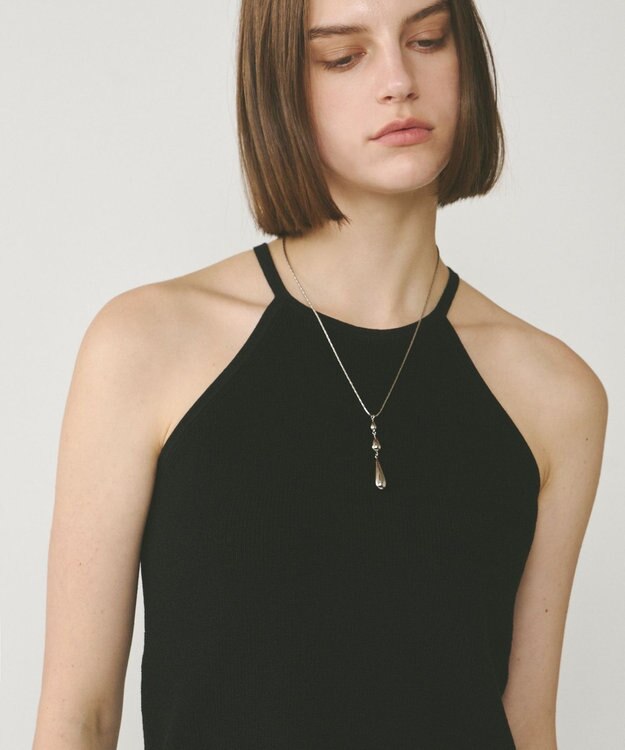 GRACE CONTINENTAL ドロップモチーフネックレス シルバー