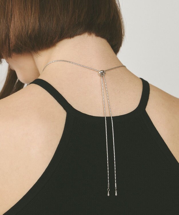 GRACE CONTINENTAL ドロップモチーフネックレス シルバー