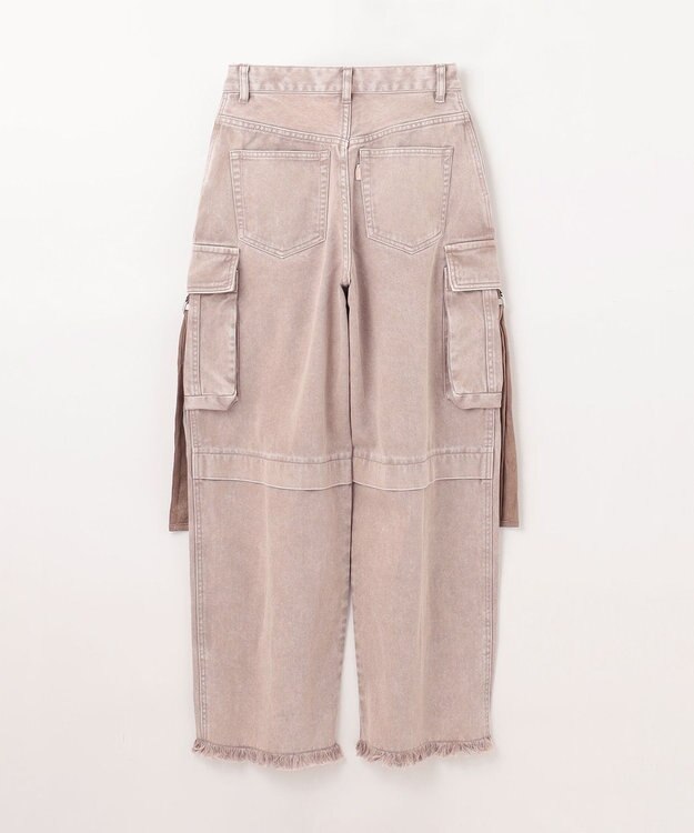 GRACE CONTINENTAL コクーンデニムカーゴパンツ グレー