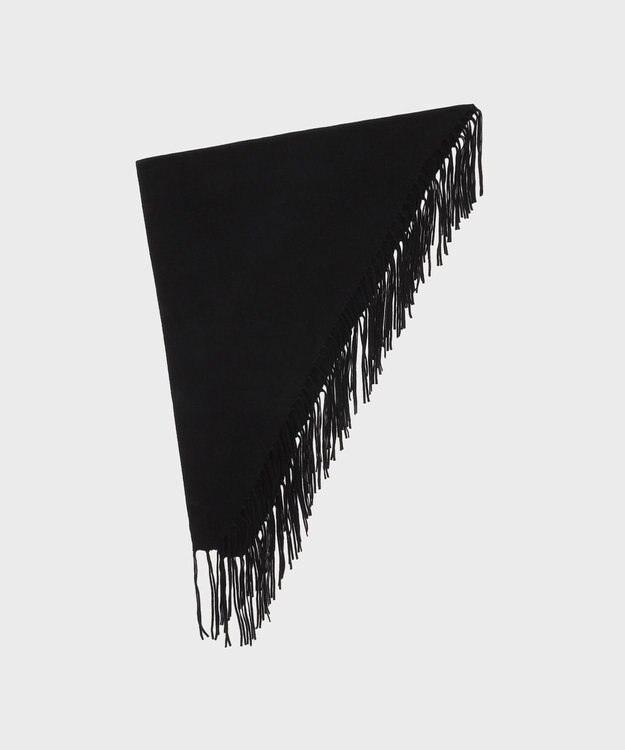 GRACE CONTINENTAL フリンジストール ブラック