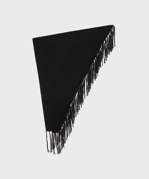 GRACE CONTINENTAL フリンジストール ブラック