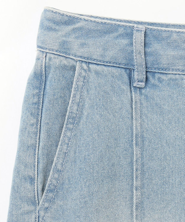 GRACE CONTINENTAL デニムタイトロングスカート サックス