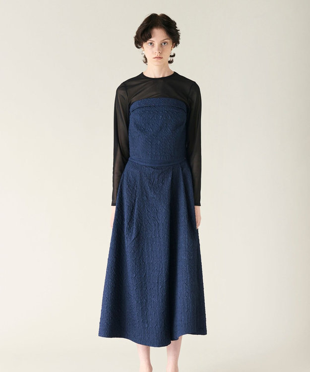 GRACE CONTINENTAL ビスチェsetワイドパンツ ネイビー