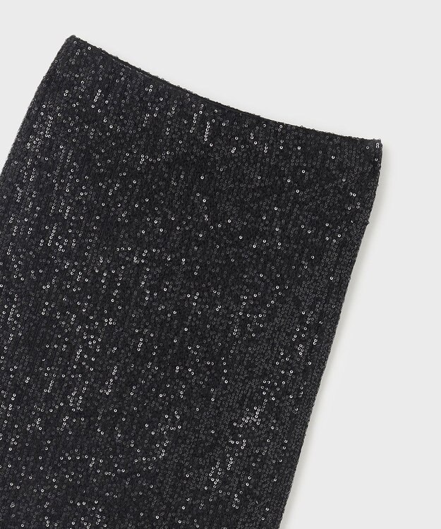 GRACE CONTINENTAL スパンコールタイトスカート ブラック