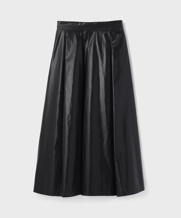 GRACE CONTINENTAL コーティングタックスカート ブラック