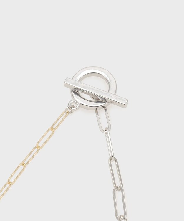 GRACE CONTINENTAL バイカラーロングネックレス マルチ