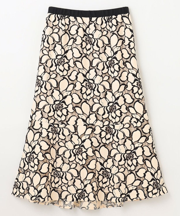 GRACE CONTINENTAL ローズレーススカート キナリ