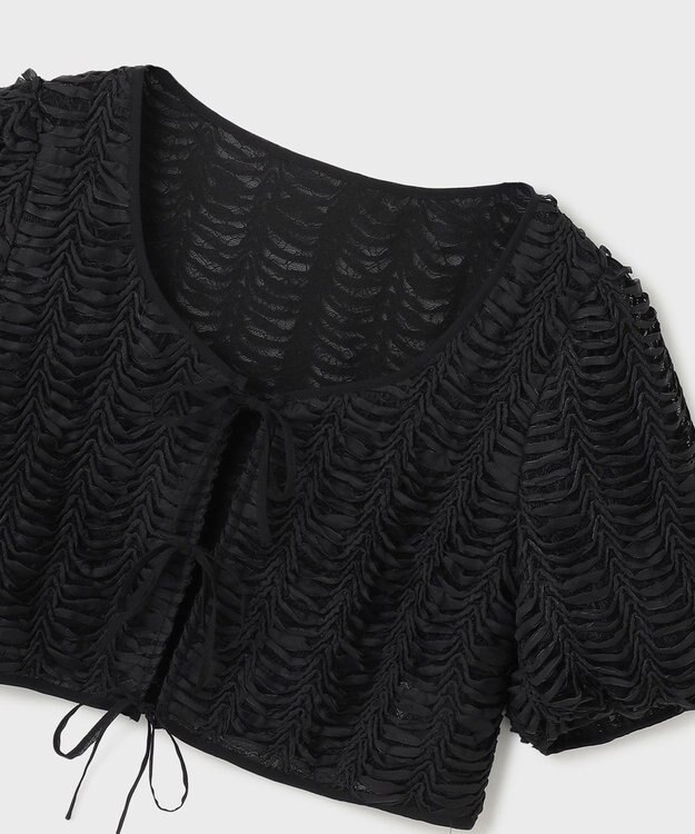 GRACE CONTINENTAL レーススカラトップ ブラック