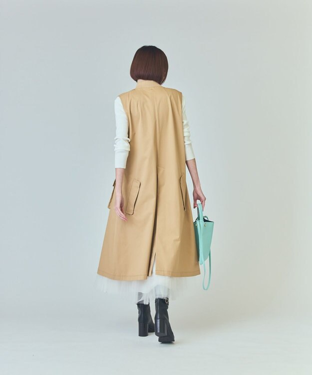 GRACE CONTINENTAL ミリタリー3WAYコート ベージュ