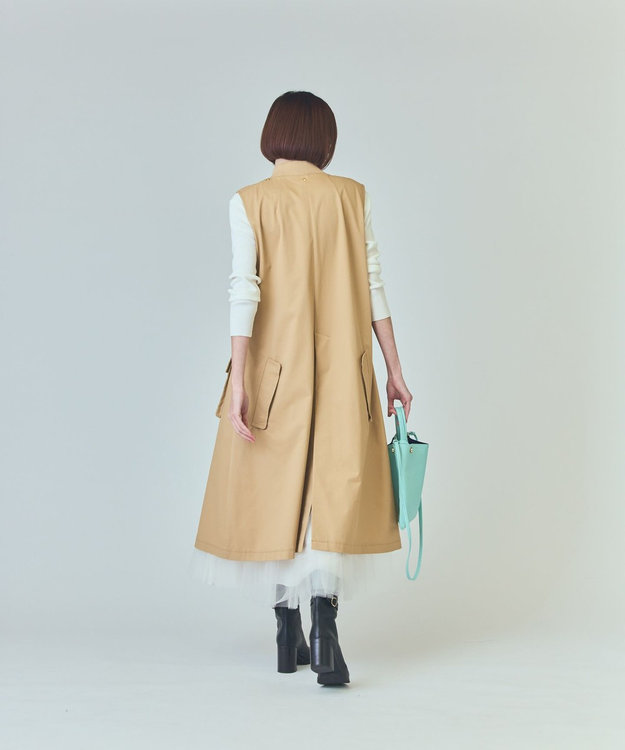 GRACE CONTINENTAL ミリタリー3WAYコート ベージュ