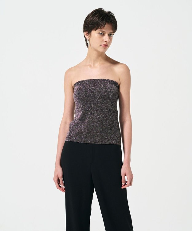 GRACE CONTINENTAL ラメベアトップ マルチ