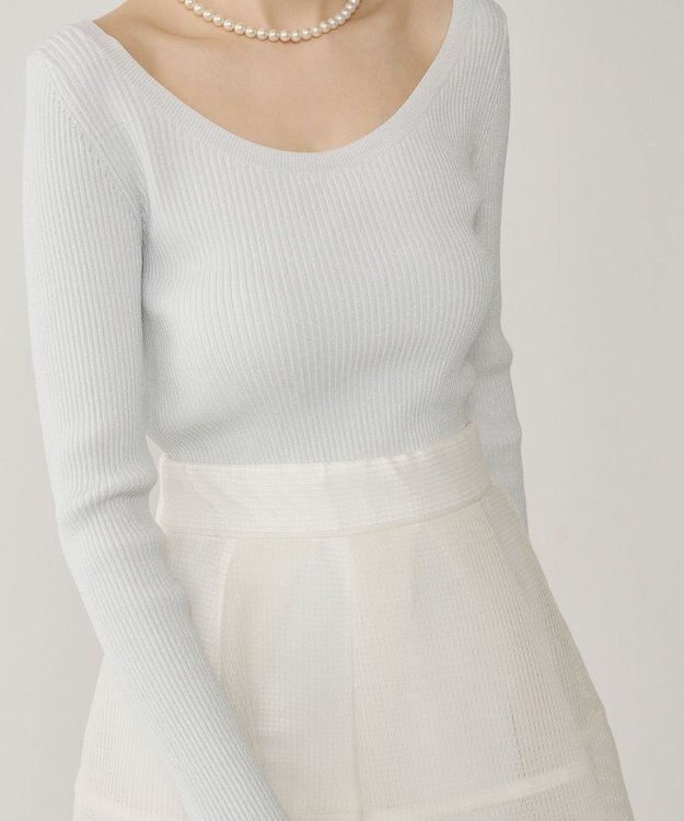 GRACE CONTINENTAL ダンボールメッシュスカート ホワイト