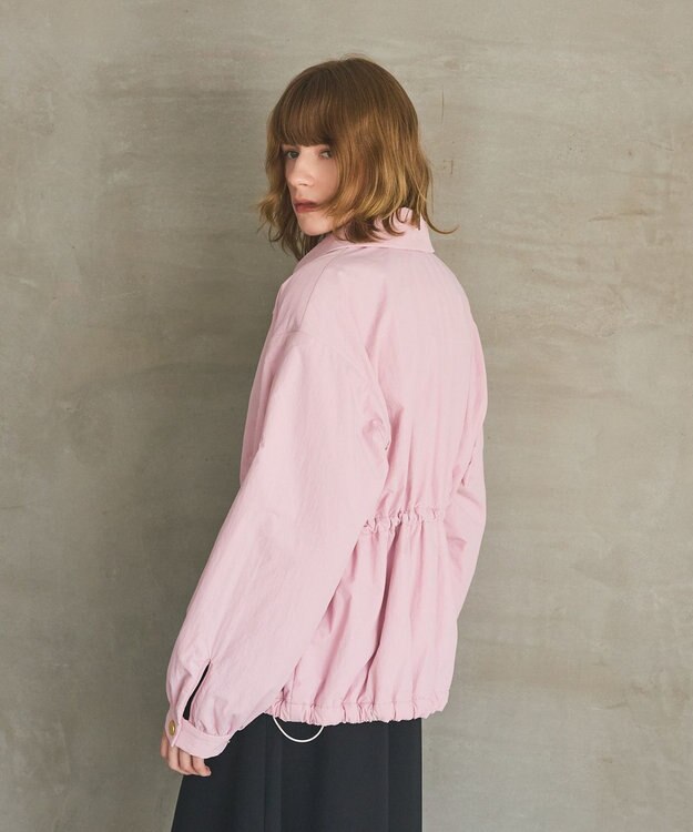 GRACE CONTINENTAL ナイロンパディングブルゾン ピンク