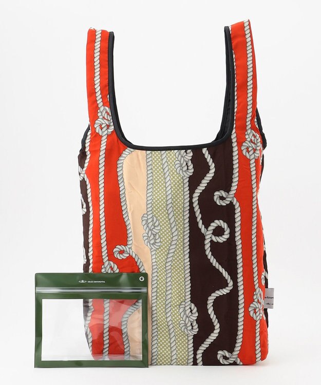 GRACE CONTINENTAL Fabricマルシェbag2 ブラウン