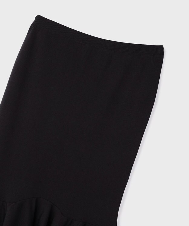 GRACE CONTINENTAL ティアードニットスカート ブラック