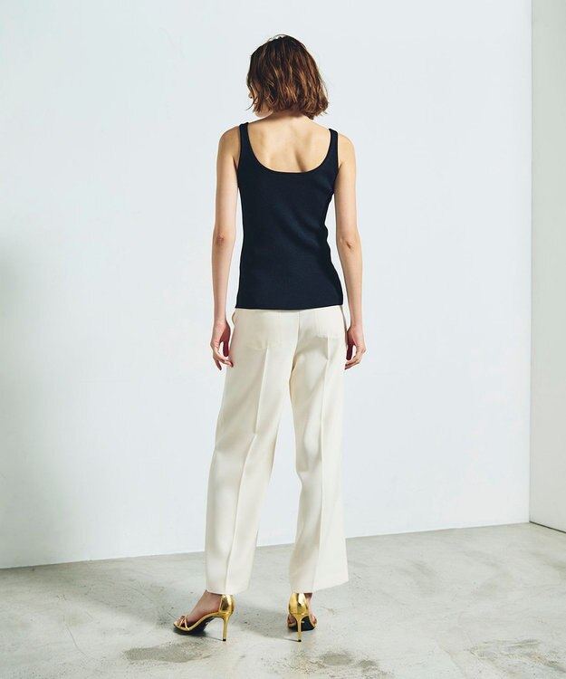 GRACE CONTINENTAL デコルテニットタンク ブラック