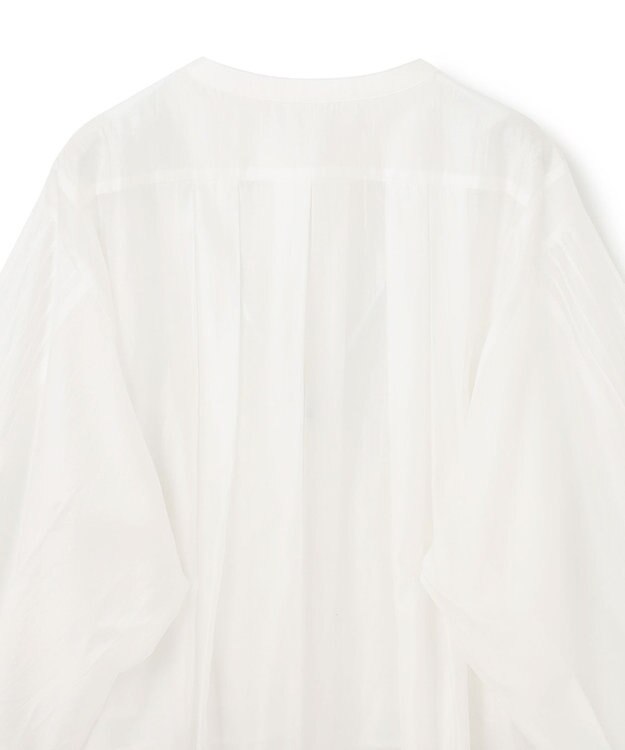 GRACE CONTINENTAL ピンタックショートブラウス ホワイト