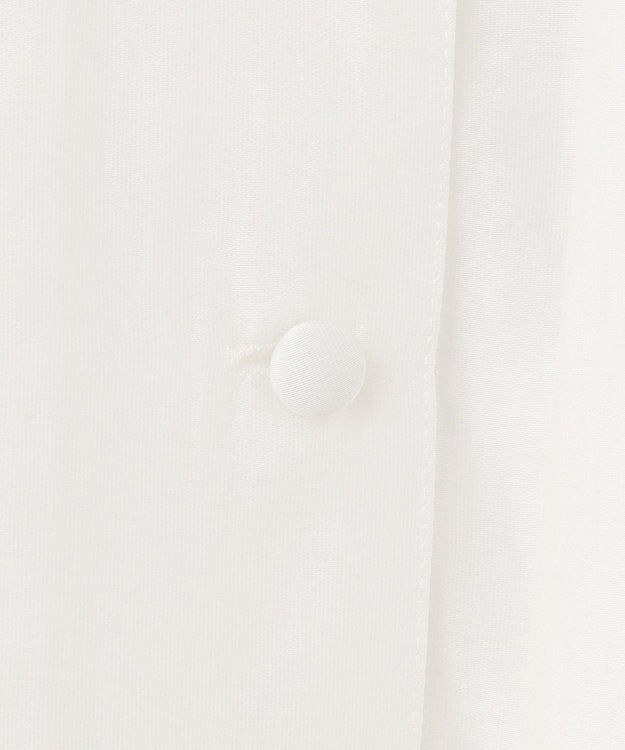 GRACE CONTINENTAL ピンタックショートブラウス ホワイト