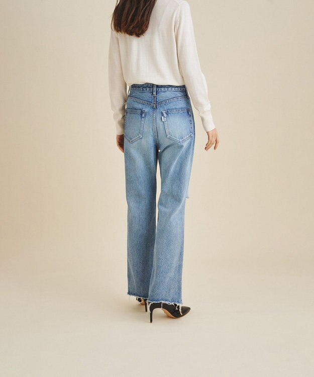 現行品 グレースクラス カーヴィデニムパンツ ブラック 黒 グレー カーヴィデニムパンツ / GRACE CONTINENTAL | GRACE CONTINENTAL