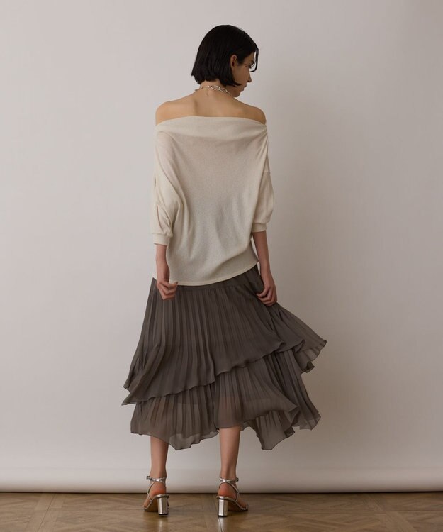 GRACE CONTINENTAL ドレープカットトップ キナリ