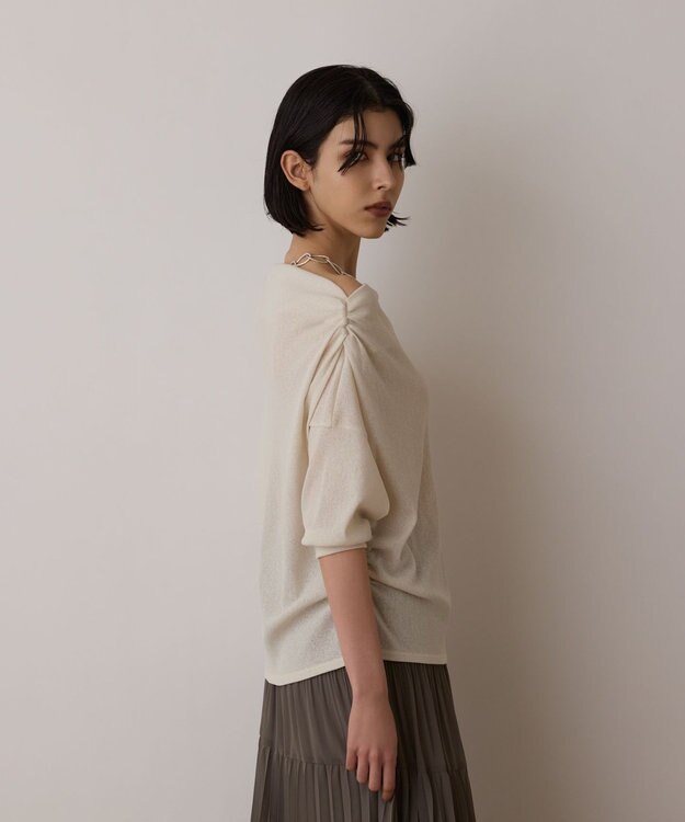 GRACE CONTINENTAL ドレープカットトップ キナリ